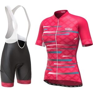 Urban cycling kit women’s L, bibs and jersey set